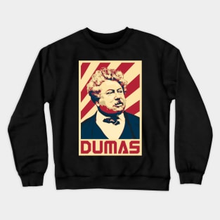 Alexandre Dumas Retro Crewneck Sweatshirt